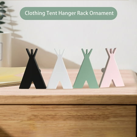 

NUZYZ Wood Hook Nordic Burr-free Decorative Clothing Tent Hanger Rack Ornament Gifts Crafts