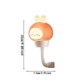 thumbnail image 2 of Night Lights Plug Into Wall, 2.95*9.84 Inch Color Changing Night Light for Kids, LED Nightlight with Dusk to Dawn Sensor Dimmable Brightness Light for Bathroom Decor, Children Room, Gift, 2 of 9