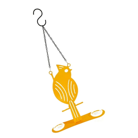 BIBABLYKE Oriole Shape Hanging Bird Feeder Cup Outdoor Garden Decoration for Bird Watching Accessories