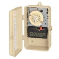 thumbnail image 1 of Intermatic T101R3 110V Indoor & Outdoor Timer Switch in Metal Enclosure, Beige, 1 of 1