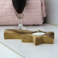 thumbnail image 1 of Tealight de Estrella de Belén: Artesanía de Madera de Olivo, 1 of 3