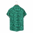 thumbnail image 5 of XUNKUSGA Men's Shirts Summer Fashion Hawaiian Button Down Shirts for Men Soft Casual Short Sleeve Beach Dress Shirts with Pockets for Lounging S-4XL Blue, 5 of 7