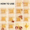 thumbnail image 6 of 1Box Wooden Blocking Board for Knitting Granny Square Blocking Mat with 20 Detachable Stainless Steel Nail for Making Cushions Scarves Hats Headbands Shawl 7.9 X 7.9, 6 of 9