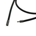 thumbnail image 3 of Abbraccia 5x3mm Black Rubber Necklace Rope with Copper Clasp Jewelry Findings 45cm 5 Pcs, 3 of 10