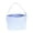 Blue, variant on Green Green Easter Bunny Basket Bag Childrens Handheld Gift Tote Canvas Fabric For Candy Collection Party Favor With Sturdy Construction