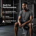 thumbnail image 4 of BILLIONHATS 3 Pack Men's Solid Colors Cotton T-Shirts Short Sleeve Lightweight Tees, Bulk (Large, Charcoal, l), 4 of 7