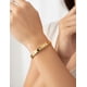 thumbnail image 4 of Brazalete de oro laminado con zirconias, 4 of 6