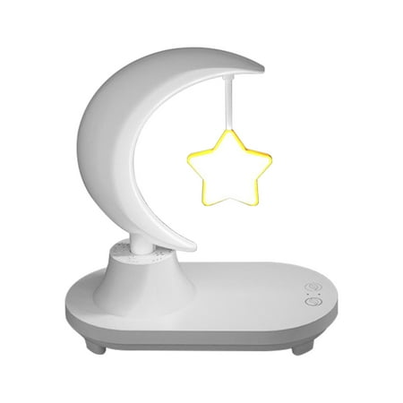 

Star Bluetooth Speaker LED Bedside Romantic Colorful Atmosphere Small Night Light With Wireless Charging-A