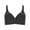 Black, variant on Hfnxid Women Bras Under $ 5.00,Woman's Embroidered Glossy Comfortable Breathable Bra Underwear No Rims