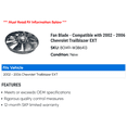 thumbnail image 2 of Fan Blade - Compatible with 2002 - 2006 Chevy Trailblazer EXT 2003 2004 2005, 2 of 2