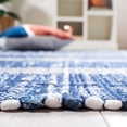 thumbnail image 2 of Safavieh Montauk Yazmin Checkered Cotton Area Rug, Blue/Beige, 8' x 10', 2 of 9