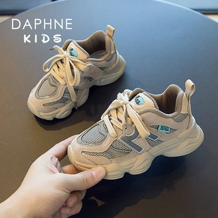 

DAPHNE Girls Boys Chunky Shoes 2023 New Breathable Lightweight Comfy Outdoor Non Slip Walking Shoes For Toddler Children Kids Sneakers Spring And Summer