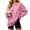 Pink, variant on Stralyhd Crew Neck Sweatshirt for Women Oversized Loose Casual Long Sleeve Pullover Tops Comfy Soft Y2k Fall Winter Clothes Pink S