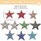 thumbnail image 2 of 10 estilos de parches termoadhesivos con forma de estrella y apliques de pedrería en fieltro con cuentas de pedrería., 2 of 6