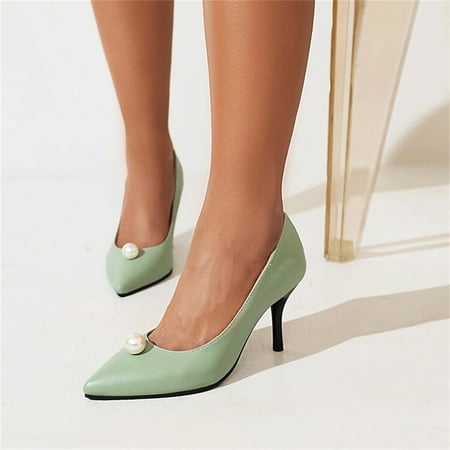

Vedolay Pumps Shoes Women Low Heel Women Pumps Comfortable Round Toe Wedding Casual Work Dress Shoes Pink 7