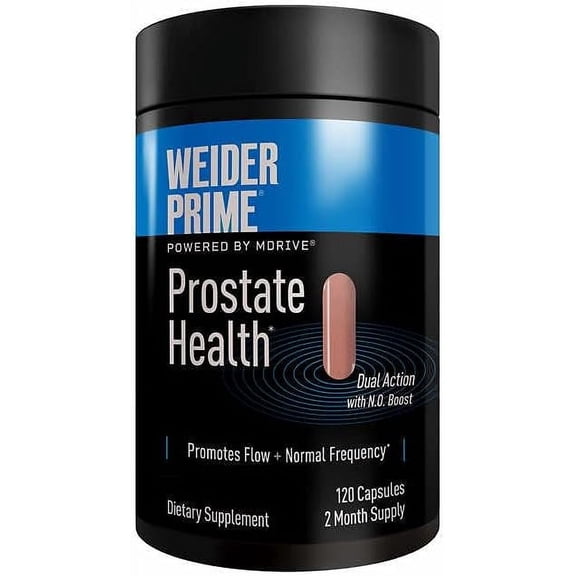 [Pack of 2] Weider Prime Prostate Health, Healthy Prostate Support for Men, 120 Capsules (2 Month Supply)