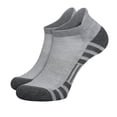 thumbnail image 4 of Huowey Ankle Socks For Men Women Low Cut Athletic Sports Casual Socks Outdoor Hiking Breathable Stretchy Comfort Daily Wear Socks,Grey, 4 of 5
