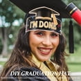 thumbnail image 2 of Oraceous 9pcs Paper Graduation Hats Graduation Hats Decors Diy Graduation Hats for Party, 2 of 11