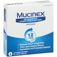thumbnail image 1 of Mucinex 12 Hr Chest Congestion Expectorant Tablets 6 Each - (Pack of 4), 1 of 2