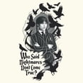 thumbnail image 2 of Juniors Wednesday Nightmares Come True Quote T Shirt, 2 of 2