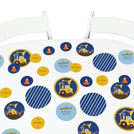 - Construction Truck - Baby Shower or Birthday Party Table Confetti - 27 Count