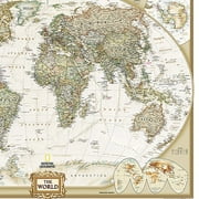 National Geographic World Executive Map, Mural, 110 x 76.5