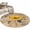 Yellow, variant on Round Rugs 3Ft, Vintage Yellow Floral Round Area Rug Washable Indoor Throw Carpet, Spring Summer Botanical Small Non Slip Circle Rug for Bedroom Living Room Home Decor Aesthetic