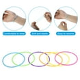 thumbnail image 4 of Uxcell Silicone Jelly Bracelets 80's Glow Bangles Bands Neon Bracelet Wristband 10Color 100 Pack, 4 of 7