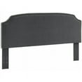 thumbnail image 2 of Best Master Furniture 80" Linen Fabric King/ California King Headboard in Gray, 2 of 2