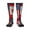 2 Black-1, variant on Women's Knee High Socks Canadian America Flag Thermal Soft Knee Long Socks
