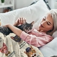 thumbnail image 4 of Christian Gifts for Women Men, God Says I Am Cat Blanket 50"x60", Inspirational Religious Birthday Gifts for Cat Lover Bible Verse Blanket, Christian Cats Gift, 4 of 7