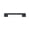 Hand-finished in a matt black tone., variant on Utopia Alley Marino Pull Handle - Decorative Cabinet Drop Pull Handles- Vintage Cabinet Hardware with Hand Finished Brushed Brass - Metal Drawer Pull Handle, 5.0" Center to Center