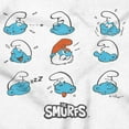 thumbnail image 2 of Retro Smurfs 80s Cartoon Characters Men's Graphic T Shirt Tees Brisco Brands 3X, 2 of 4