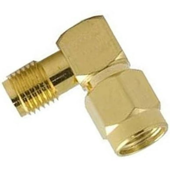 Steren SMA Jack to SMA Plug L Adapter - Commercial Grade