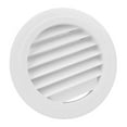 thumbnail image 3 of YAHHU 150mm Circular Louvered Vent Cover – ABS Wall/Ceiling Mount, Weather‑Resistant, Easy‑Remove Grille for HVAC, Bathroom & Kitchen, 3 of 7