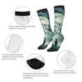 thumbnail image 5 of Fotbe Scary Moon And Clouds print Women's Men's Novelty Crew Socks Cotton Socks Knee High Socks for Walking,Running,Nurses,Pregnancy, 5 of 8