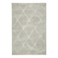 thumbnail image 3 of Unique Loom Trellis Shag Collection Area Rug - Diamond (4' 1" x 6' 1" Rectangle Gray), 3 of 10