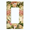 thumbnail image 5 of Metal Light Switch Plate Outlet Cover Elegant Pink Rose Frame ROS026, 5 of 13
