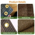 thumbnail image 4 of 90% Sun Shade Cloth, 12' x 24' Pergola Shade Cover for Patio, Outdoor, Garden, Backyard, Mocha, 4 of 7
