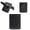 Black, variant on Cell Phone Holster Pouch Faux Leather Magnetic Belt Clip Loops For Man For Daily Working For iPhone/Samsung/HUAWEI