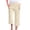 Beige, variant on Drawstring Linen Joggers - Women's Plus Size Casual Pants, Comfortable Elastic Waist Bohemian Style Trousers | Yubnlvae (Coffee | XXL)