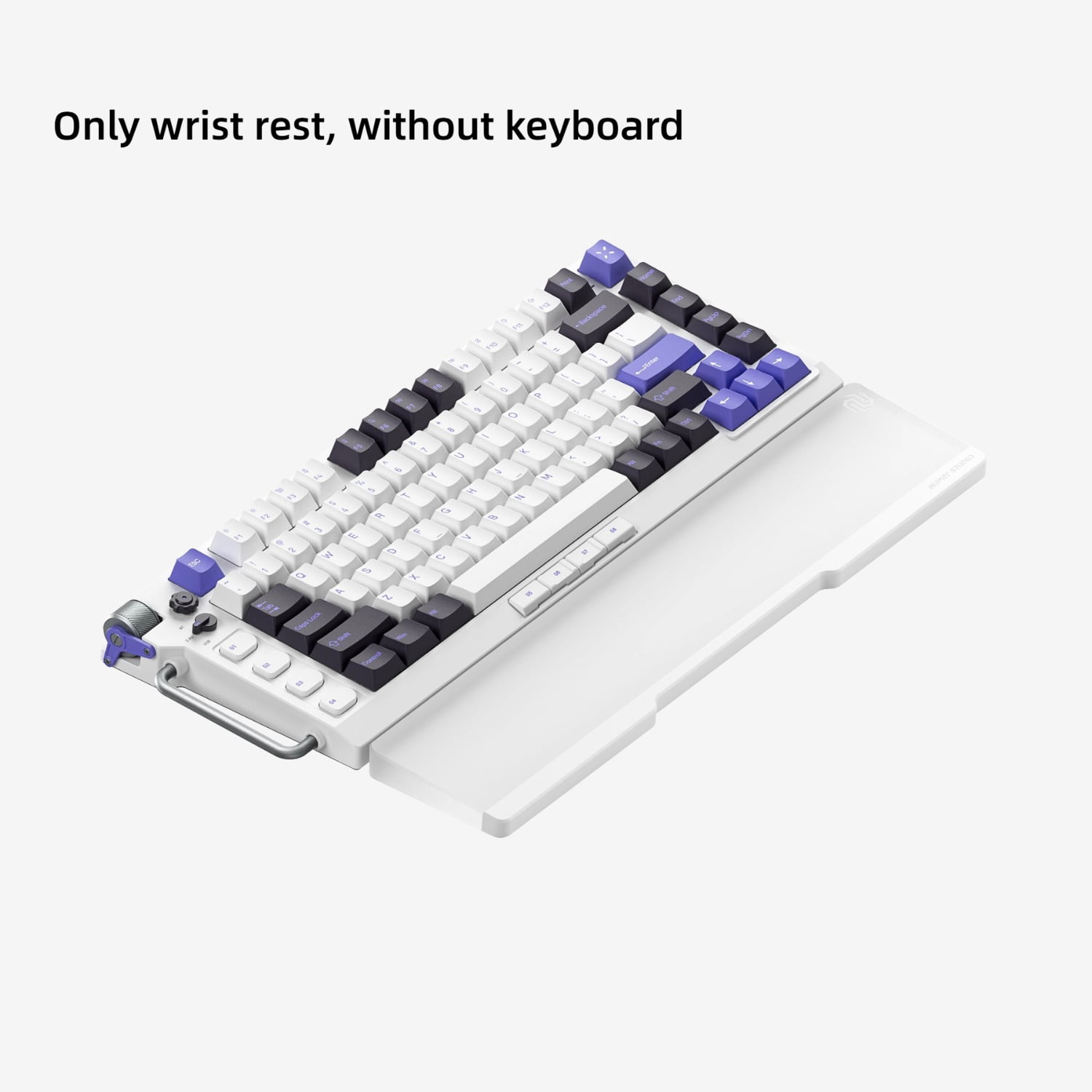 Ergonomic Wrist Rest for Field75 Keyboard, Acrylic Construction for Typing Comfort