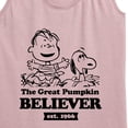 thumbnail image 3 of Peanuts - The Great Pumpkin Believer - Women's Racerback Tank Top, 3 of 6