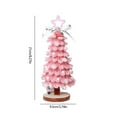 thumbnail image 3 of Christmas Tree With Light 8.27inch Artificial Christmas Trees Wooden 3D Christmas Tree Craft DIY Wooden Christmas Art and Craft Gift Christmas Tree Assembly for Christmas Tabletop Decor Party, 3 of 9