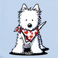 thumbnail image 2 of CafePress - Heart Scarf Westie Long Sleeve Infant Bodysuit - Long Sleeve Cotton Baby Bodysuit, 2 of 4