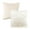 Beige, variant on Phantoscope Designer's Choice Decorative Throw Pillow Set, Fluffy Faux Fur & Pom Pom Velvet Bundle, for Sofa Couch Bedroom, 18" x 18", Beige Fur and Velvet, 2 Pack