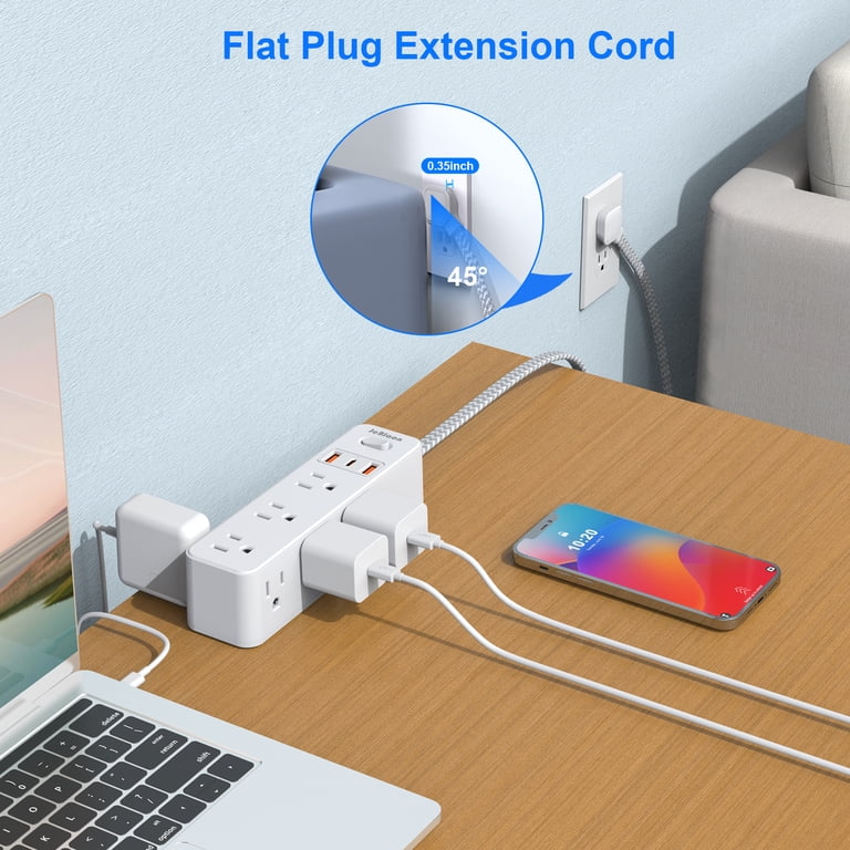 JcBlaon 12-in-1 Power Strip with USB-C, 5 Ft photo 6