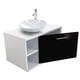 thumbnail image 1 of Gabinete Baño Moderno Monomando Contra Lavabo Ovalin Laminado ensamblado Negro, 1 of 8