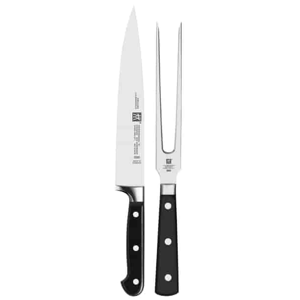 ZWILLING J.A. Henckels Professional "S" 2pc Carving Knife & Fork Set