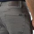 thumbnail image 6 of Jachs NY Men's Classic 5-Pocket Cotton Stretch-Straight Leg Denim Jean Pant (Gray, 30W x 30L), 6 of 6